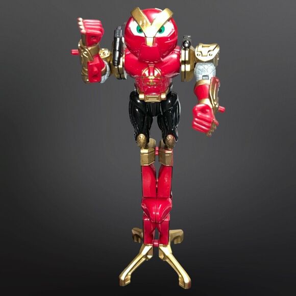 Power Ranger Crimson Thunder Triple Zord Morphin 6.5" Bandai 2002 Figure B3 - Picture 2 of 5